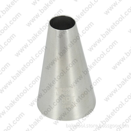 Stainless steel round pastry icing nozzle #355